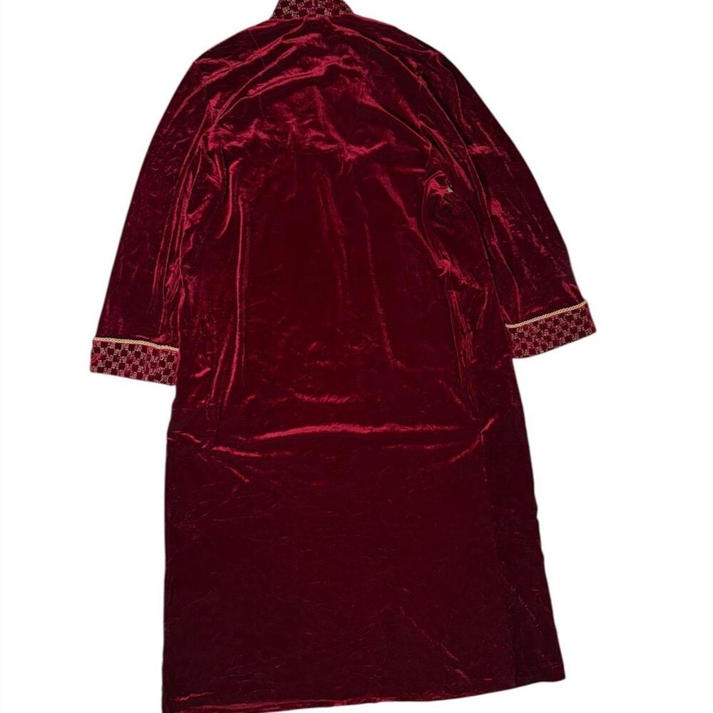 Adonna vtg renaissance‎ robe burgundy - Picture 2 of 7